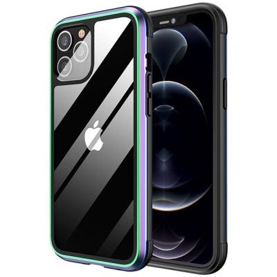 China Clear Hard Back Armor Heavy Duty Protection Anti-Drop Defense Shield Military Grade Case For iPhone 11 12 Pro Max Case for sale