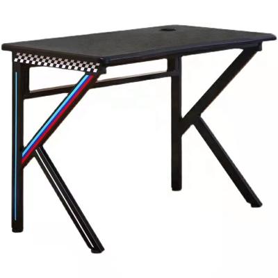 China Best Selling Multifunctional K Shape Metal Frame Desktop PC Laptop Gaming Desk Game Table for sale