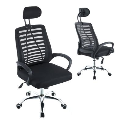 China (Height) Ergonomic Adjustable Full Mesh Office Back Chair With Headrest Swivel Office Furniture for sale