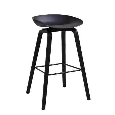 China Factory Modern Restaurant Dining Metal High Leg Modern Bar Stools Chair With Footstool for sale