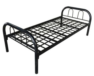 China China Wholesale Simple Design Platform Cheap Used Price Metal Steel Simple Adult Bed Frame for sale