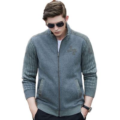 China 2021 reversible style Korean version of the trend of autumn tortoise neck sweater casual jacket bomber jacket for sale