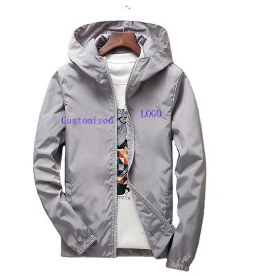 China QUICK DRY Men's Spring Zipper Casual Thin Section Duffler Couples Hooded Parent-Child Wear Autumn Anorak Jacket Plus Size 7XL for sale