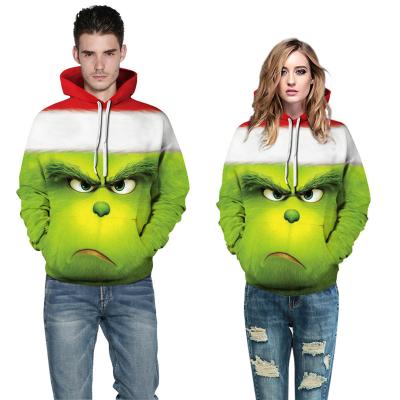 China Autumn And Winter New Funny Ugly Ghost 3d Ghost Christmas Sweater Printing Christmas Sweater Christmas Holiday Christmas Sweater Viable Romantic Sweater for sale