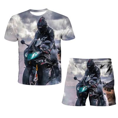 China Wholesale QUICK DRY 3D Printing New Flame Burning T-shirt Colorful Short Sleeve O-Neck T-Shirt For Men for sale