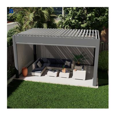 China Factory Price Easily Assembled Remote Control Aluminum Louvered Roof Pergola for sale