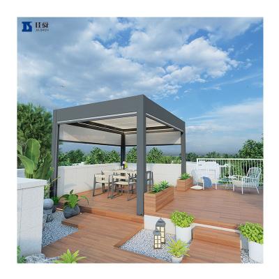 China Customized Outdoor Waterproof Aluminum Pergolas Easily Assembled Awning Aluminum Roof Backyard Pergola for sale