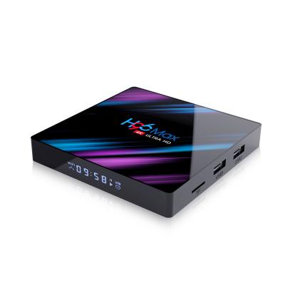 China 2019 ott chip ott box H96max RK3318 box android 10.0 tv quad rk3318 factory oem/odm max core 4k max stb smart for sale