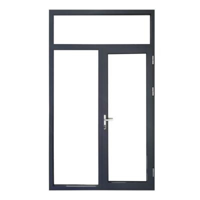 China Magnetic Broken Door Anti-theft Aluminum Broken Bridge Swing Screen Door Swing Screen Tempered Glass Aluminum Swing Door for sale