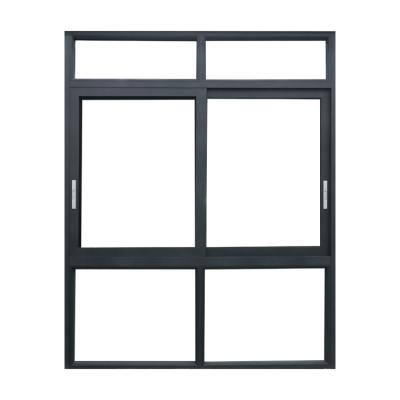 China Sliding Screen Bridge Aluminum Window Hotel Villa Broken Soundproof Window Glass Sliding Room With Lockable Windows for sale