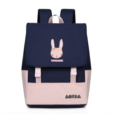 China Waterproof Korea Style Cute Cartoon Rabbit Schoolbag For Girls Nice Fashionable School Bags For Teens for sale