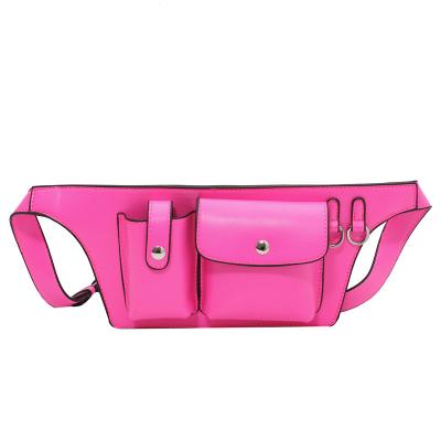 China Wholesale Newest 2022 Water Proof Design Women Fashion Neon Colors Waist Belt Girls Packs Chest Bag for sale