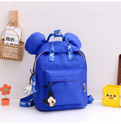 China Customized Waterproof Logo Micky Pattern Waterproof Function School Bag Backpack For Kids School Bag for sale