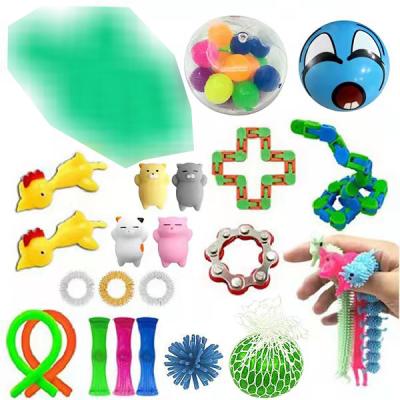 China Relieve Stress Amazon Success 2021 Hot Custom Relieve Stress Fidget Toys Set Sensory For Kids Adults for sale