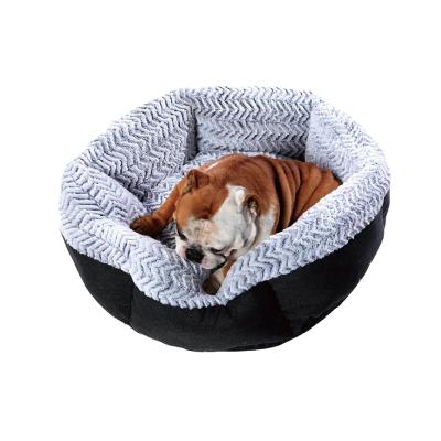 China Waterproof Removable Winter Dog Beds Orthopedic Removable Washable Dog Donut Pet Bed Soft Warm Bed for sale