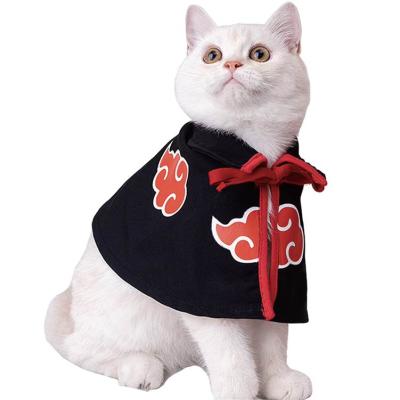 China 2021 Viable New Supplier Pet Clothes Cat Cartoon Cape Fashion Pet Clothes Luxury Pet Clothes for sale