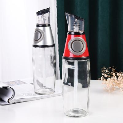 China 2023 Sustainable Success Stainless Steel Vinegar Set 500Ml Glass Bottle For Kitchen Olive Oil Dispenser for sale