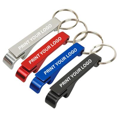 China Stocked Custom Hot Style Bottle Opener Promotional Custom Key Chain With Logo for sale