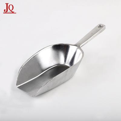 China Kitchen Bar Accessories Tools Ice Bucket Scoop Bar Tool Aluminum Stocked Ice Scoop for sale