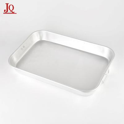 China New Design Various Size Aluminum Stocked Rectangular Stick Non Pop Pan for sale