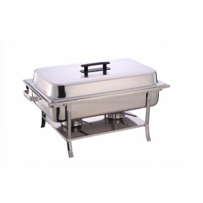 China Economical Restaurant Serving Chafing Dish 9L Stainless Steel Chafing Dish Scarab For Restaurant for sale