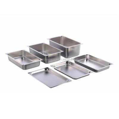 China Regular 1/1 Size Stainless Steel Gastronorm Casserole Food Containers Steam Tabletop Casserole Food Container for sale