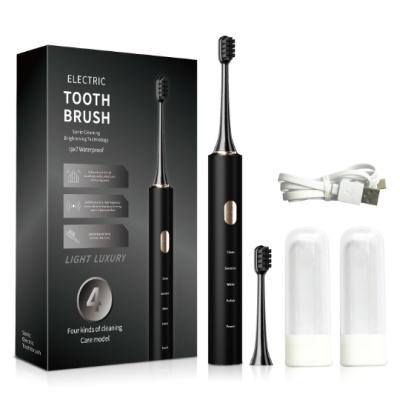 China 360 Degree Teeth Cleaner Fashion Light Luxury Waterproof For Adult Wholesale Electric Toothbrush For Travel Home for sale