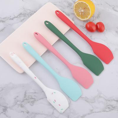 China Viable Factory Heat Resistant Non-Stick Silicone Baking Spatula Cake Cream Spatula for sale