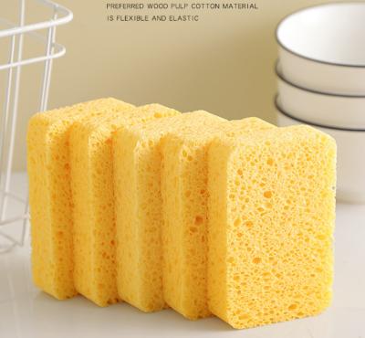 China Cellulose Cleaning Sponge Kitchen Magic Biodegradable Dish Sustainable Multi-Color Eco-Friendly Tablet Cleaning Sponge for sale