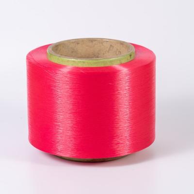 China High Tenacity 100% Nylon Yarn POY 70d 24f Polyamide 6 Yarn Dope Dyed Nylon Yarn for sale