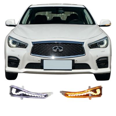 China Puddle light+DRL+Turn Signal Puddle light+DRL+Turn Signal P&D Dynamic LED Turn Signal Light Parking Puddle Side Mirror Sequential Indicator  light for Infiniti Q30 Q50 Q60 Q70 Qx50 Qx50 for sale