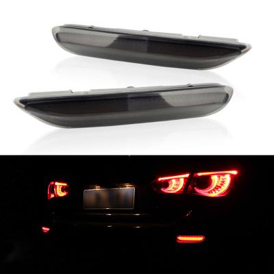 China Puddle light+DRL+Turn Signal Puddle light+DRL+Turn Signal P&D Smoked Lens LED Bumper Reflector Marker Lights For Q50 QX30 QX60 QX56 QX80 Brake Lights w/Sequential Turn Signal for sale