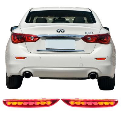 China Puddle light+DRL+Turn Signal Puddle light+DRL+Turn Signal P&D LED Bumper Reflector Marker Lights For Infiniti Q50 QX30 QX60 QX56 QX80  Brake Lights w/Sequential Turn Signal for sale