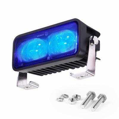 China Trucks Trucks P&D LED 18W 10-80V DC Forklift Red Line Safety Warning Light Boundary Hazardous Blue Zone Light for sale