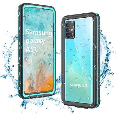 China Full Body Anti-fall 360 Snowproof Shockproof Cover Waterproof Case For Sumsang Galaxy A51 Cell Phone Dustproof Waterproof Case for sale