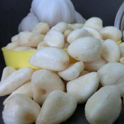 China Dry Haccp Certificated Garlic Cube Vacuum Fried Rootless Crispy Garlic With Good Nice White Color for sale