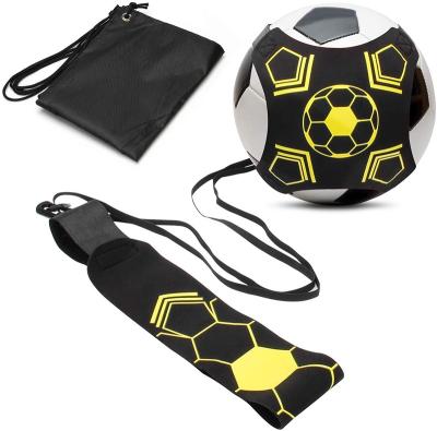 China Soccer Practice Training Aid for Kids Logo Wholesale Soccer Belt Trainer Custom Solo Soccer Football Volleyball Rugby Kick Trainer for sale