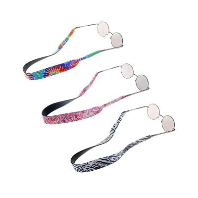 China 1.5mm Neoprene Wholesale Promotion Floating Sunglasses Strap Neoprene Sports Eyewear Lanyard Croakies Servants For Glasses for sale