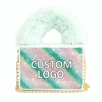 China New Fashion Wholesale Women's Ny Clips Fur Designer Ny Bags Small Place Bag Clips Ny Handbag for sale