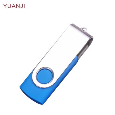 China ABS Plastics + OEM PVC USB Flash Drive Metal China Supplier Rotate Logo for sale