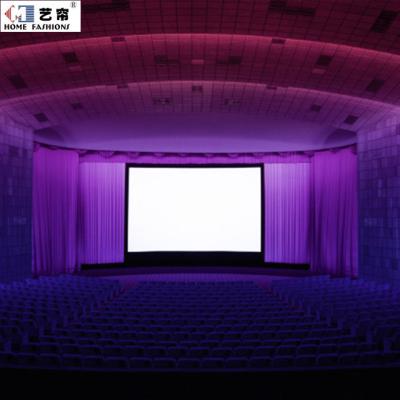 China Blackout Hot Sale Flame Retardant Automatic Aluminum Curtain Track , Stage Heavy Duty Motorized Curtain for sale