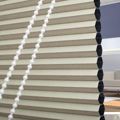 China Traditional Day&Night Manual And Motorized Blind Pleated Honeycomb Window Shade for sale