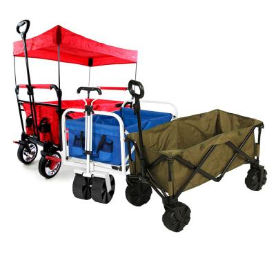 China Qingdao ECOSINO outdoor camping retractable collapsible folding storage picnic service cart for sale for sale