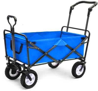 China Storage Garden 600d Canopy Stroller Garden Walker Folding Beach Cart Steel Trolley for sale