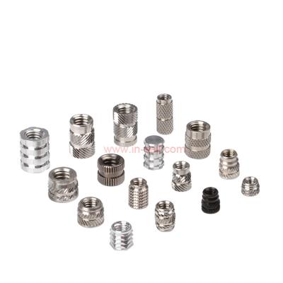 China Heavy industry m6 stainless steel threaded insert nuts for plastics for sale