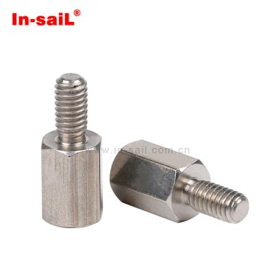 China GALVANIZED OEM Service Stainless Steel Male Threaded Round Standoff Maker For PCB for sale