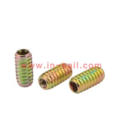 China M6 heavy industry zinc alloy threaded insert for wood furniture for sale