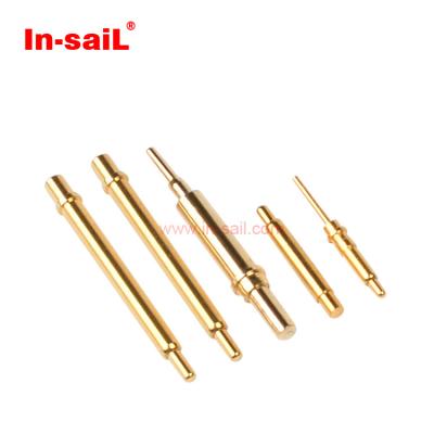 China Brass Power Gold Plated Spring Loaded Pogo Pin Connector for sale