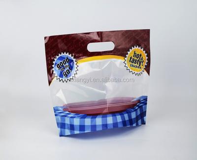 China Wholesale Microwavable Disposable Food Packaging Zippers Chicken Microwavable Plastic Bag for sale