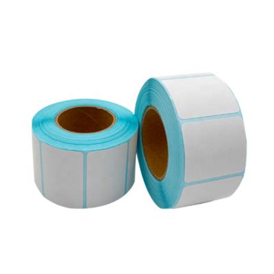 China Waterproof Adhesive Labels Thermal Sticker Barcode Custom Printing Direct Thermal Label Paper for sale